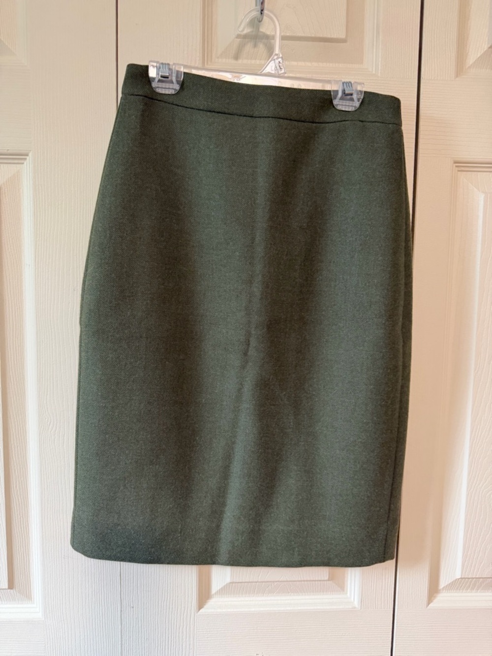 J. Crew Forest Green Pencil Skirt